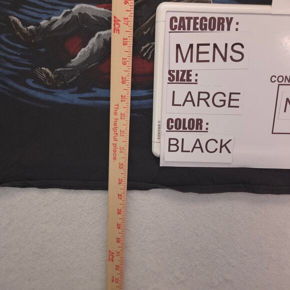 Nightmare On Elm Street Movie Crew Neck Short Sleeve T Shirt Mens Size L Black - Picture 6 of 9